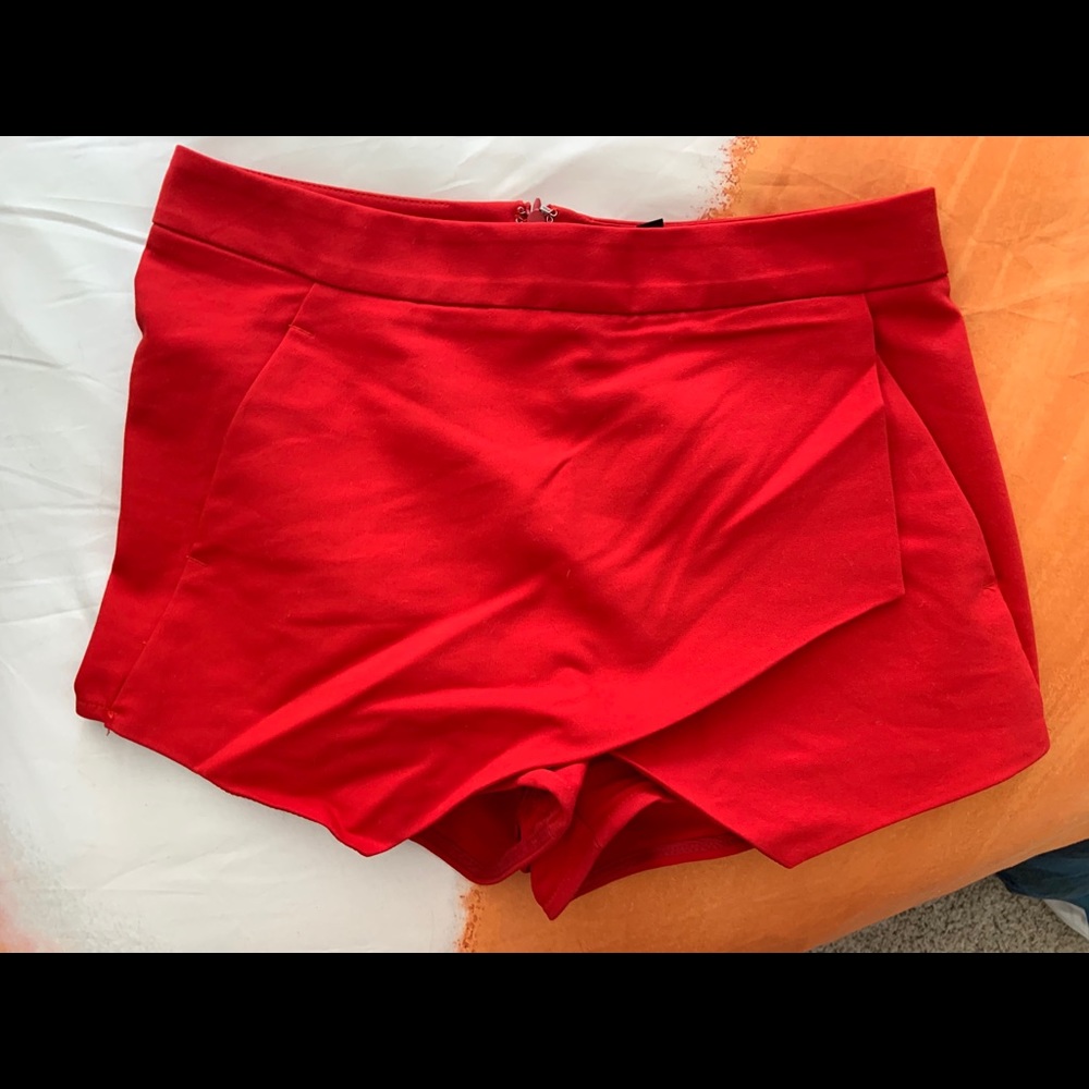 Express Red Shorts
